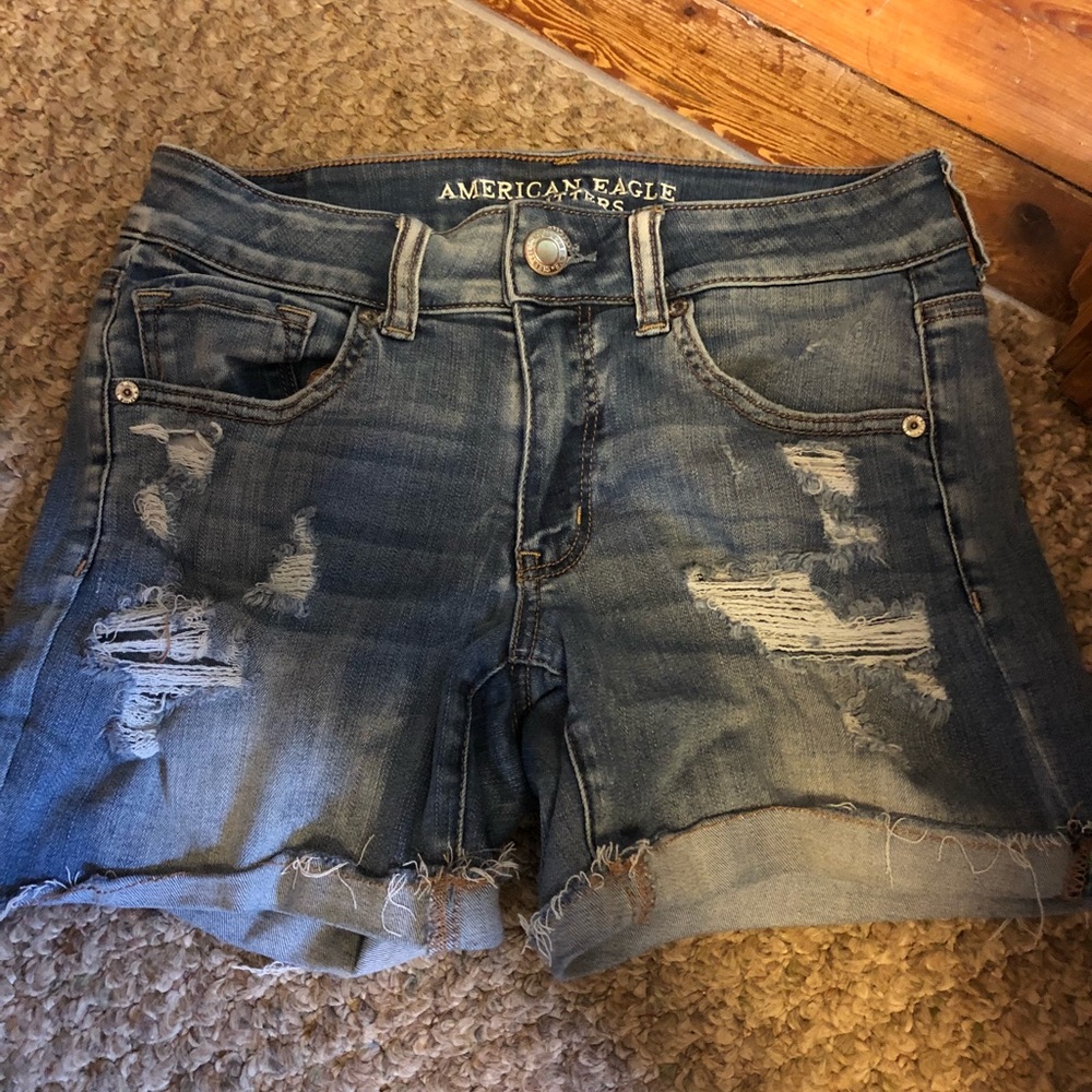 American Eagle super super stretch shorts
